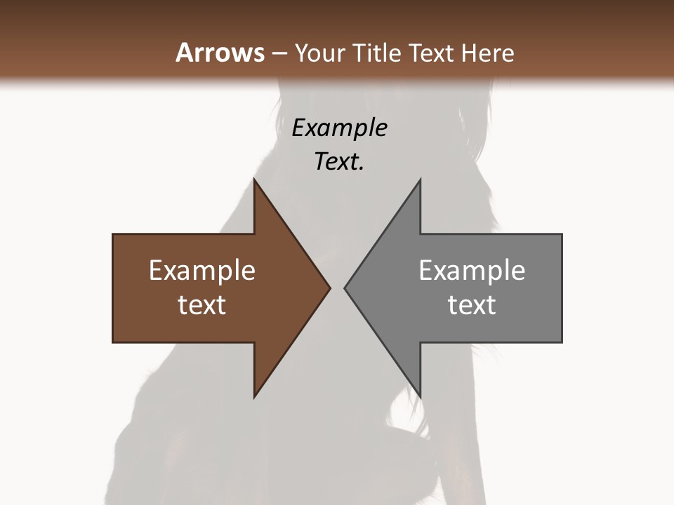 A Black And Brown Dog Is Sitting Down PowerPoint Template