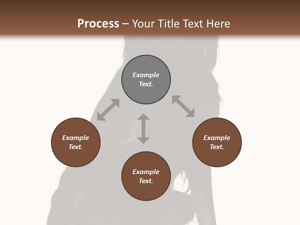 A Black And Brown Dog Is Sitting Down PowerPoint Template