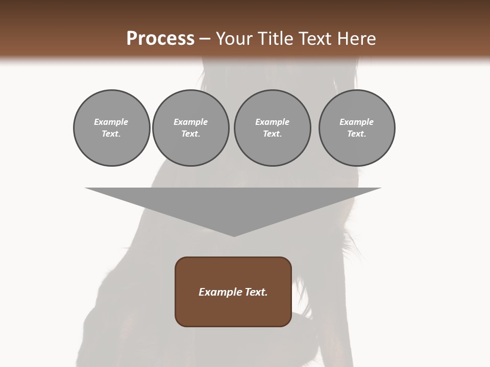 A Black And Brown Dog Is Sitting Down PowerPoint Template
