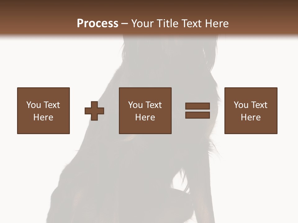 A Black And Brown Dog Is Sitting Down PowerPoint Template