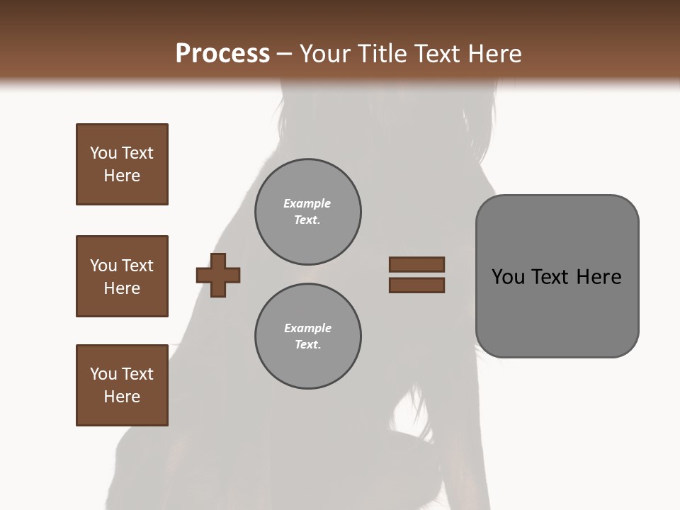 A Black And Brown Dog Is Sitting Down PowerPoint Template