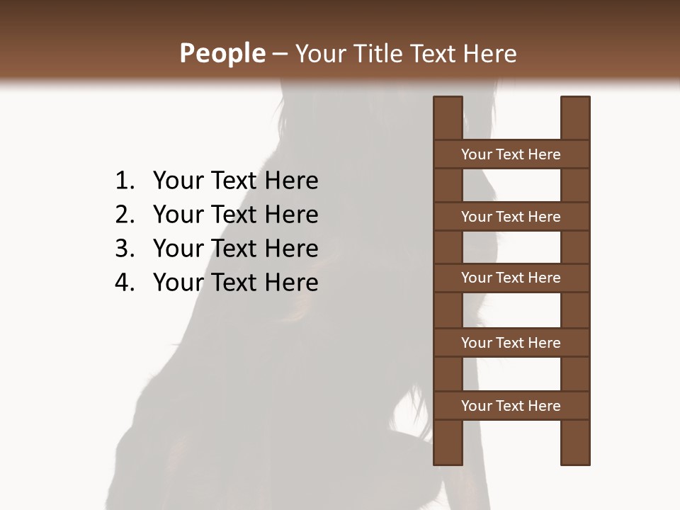 A Black And Brown Dog Is Sitting Down PowerPoint Template