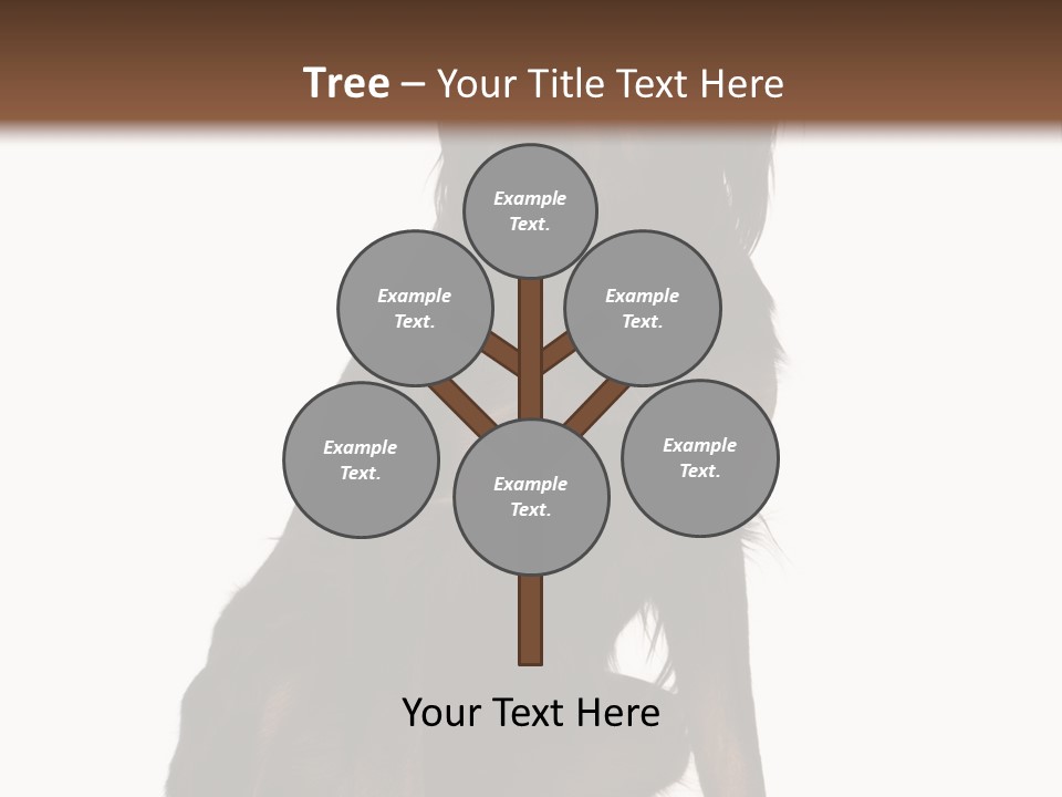A Black And Brown Dog Is Sitting Down PowerPoint Template