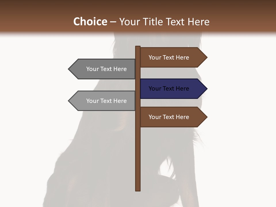 A Black And Brown Dog Is Sitting Down PowerPoint Template