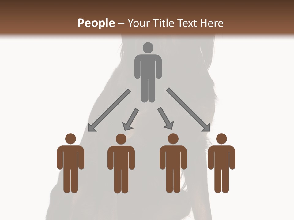 A Black And Brown Dog Is Sitting Down PowerPoint Template