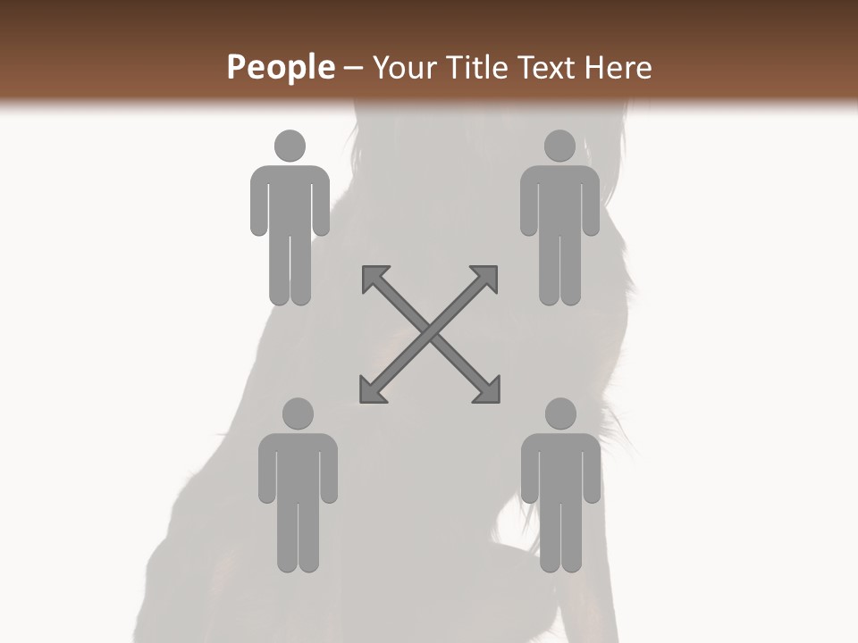 A Black And Brown Dog Is Sitting Down PowerPoint Template