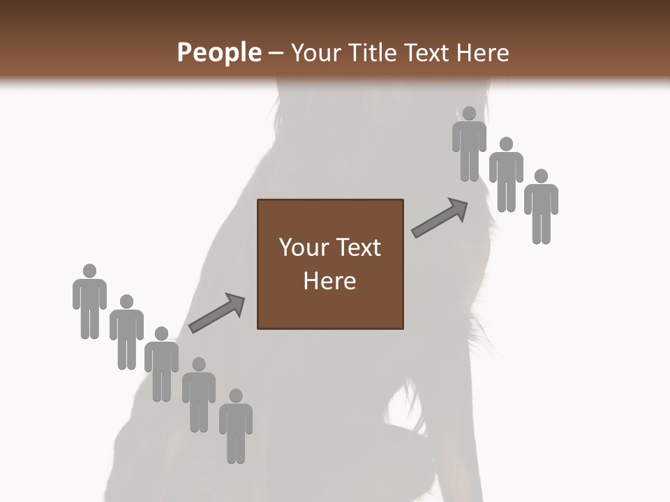 A Black And Brown Dog Is Sitting Down PowerPoint Template