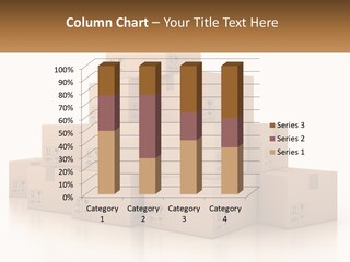 A Stack Of Boxes With A Name Of Presentation PowerPoint Template