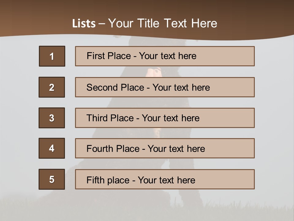 A Black Dog Sitting On Top Of A Lush Green Field PowerPoint Template