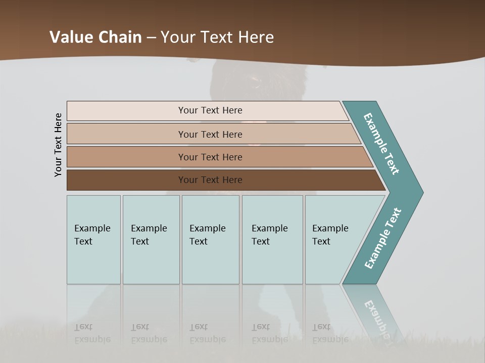 A Black Dog Sitting On Top Of A Lush Green Field PowerPoint Template