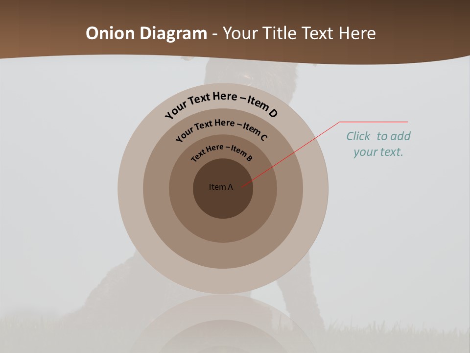 A Black Dog Sitting On Top Of A Lush Green Field PowerPoint Template