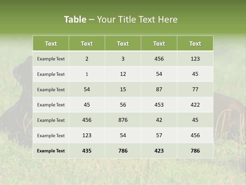 Three Dogs Laying In The Grass With Their Tongues Out PowerPoint Template