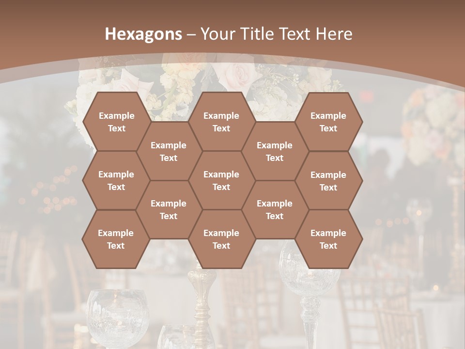 A Table With A Vase Of Flowers On Top Of It PowerPoint Template