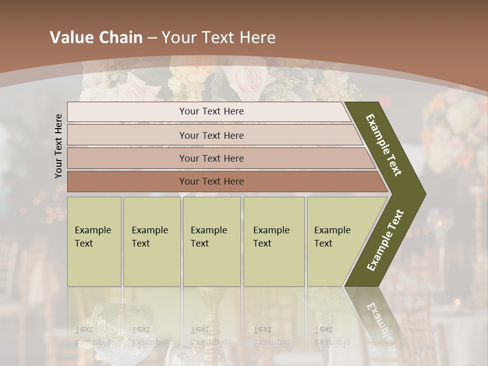 A Table With A Vase Of Flowers On Top Of It PowerPoint Template
