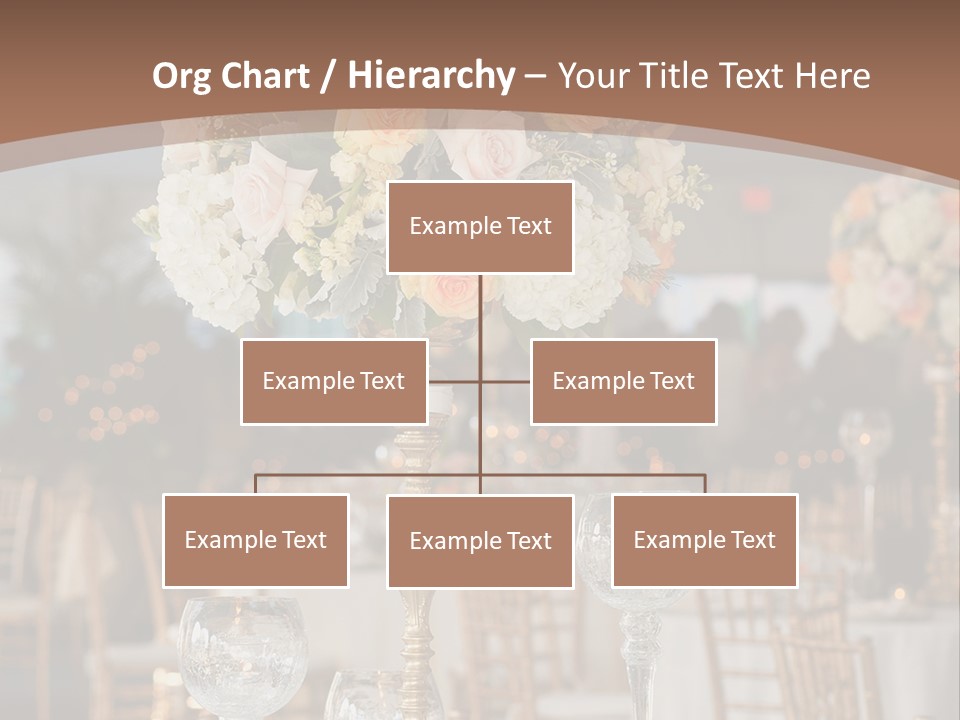 A Table With A Vase Of Flowers On Top Of It PowerPoint Template