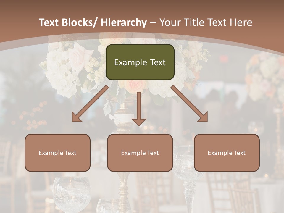 A Table With A Vase Of Flowers On Top Of It PowerPoint Template