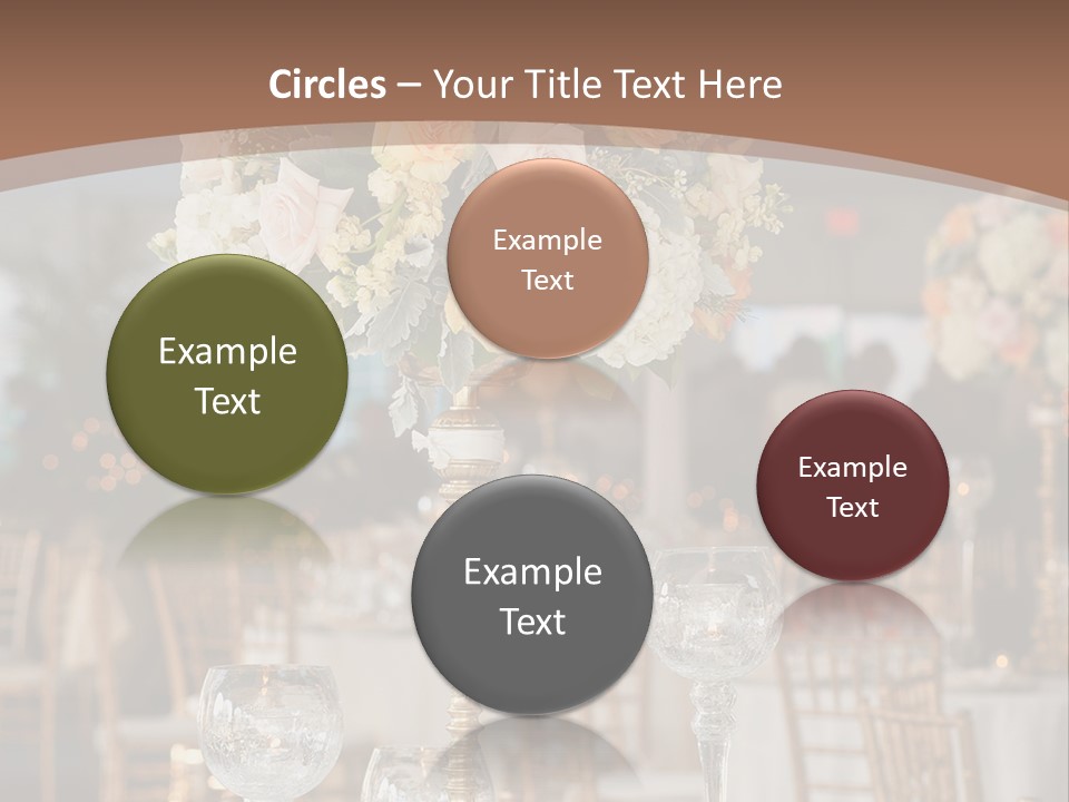 A Table With A Vase Of Flowers On Top Of It PowerPoint Template