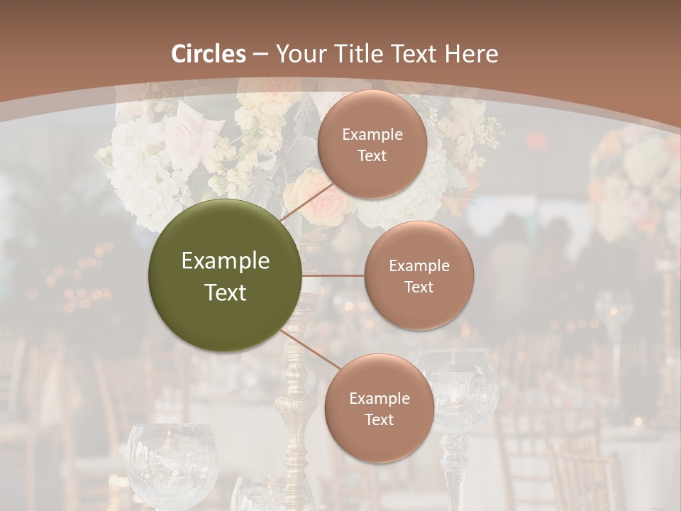 A Table With A Vase Of Flowers On Top Of It PowerPoint Template