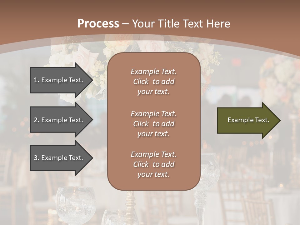 A Table With A Vase Of Flowers On Top Of It PowerPoint Template