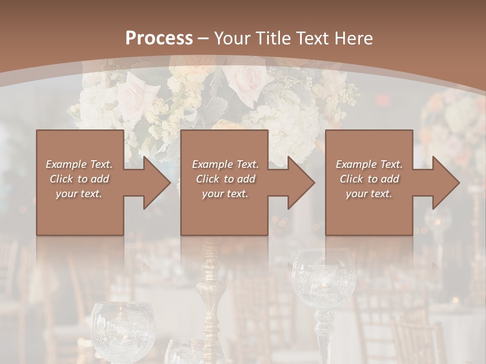 A Table With A Vase Of Flowers On Top Of It PowerPoint Template
