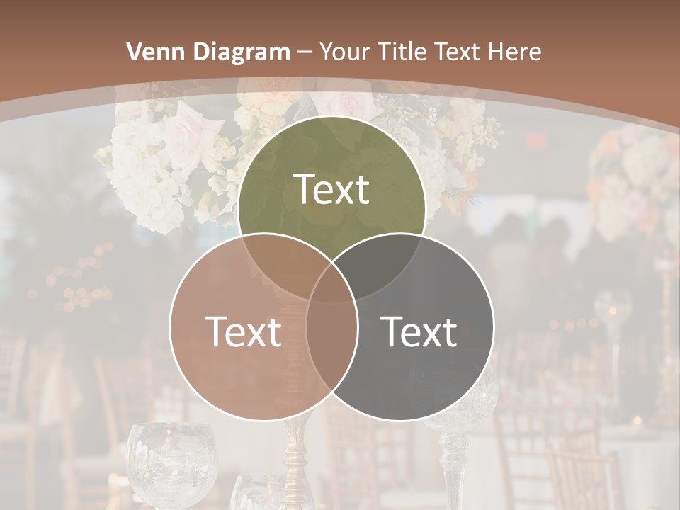 A Table With A Vase Of Flowers On Top Of It PowerPoint Template