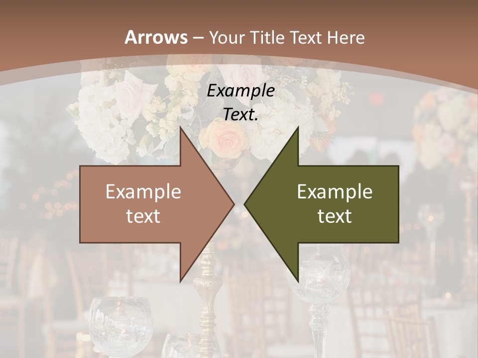 A Table With A Vase Of Flowers On Top Of It PowerPoint Template