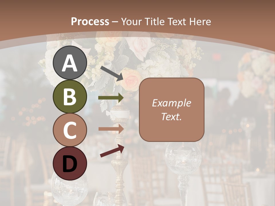 A Table With A Vase Of Flowers On Top Of It PowerPoint Template