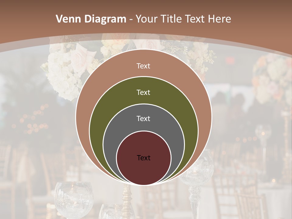 A Table With A Vase Of Flowers On Top Of It PowerPoint Template