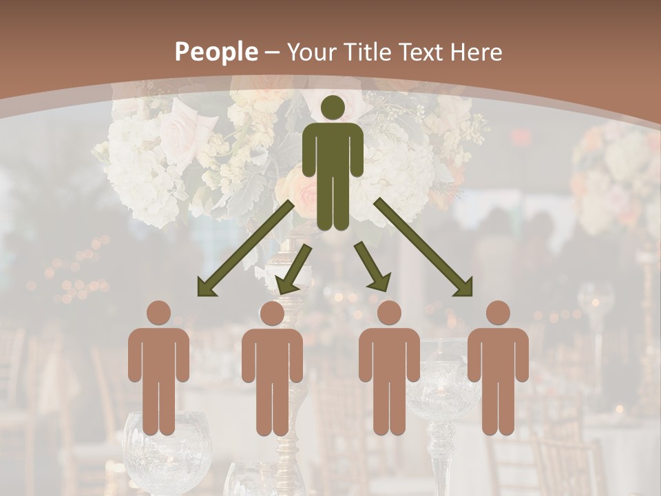 A Table With A Vase Of Flowers On Top Of It PowerPoint Template