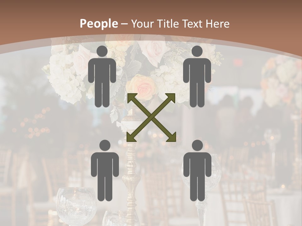 A Table With A Vase Of Flowers On Top Of It PowerPoint Template