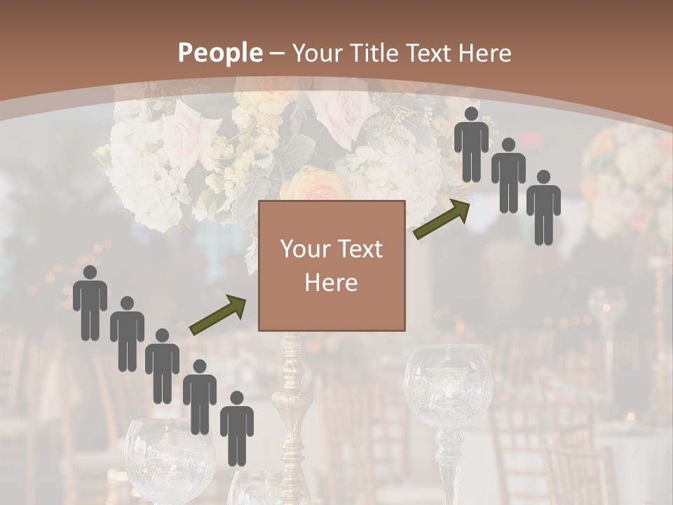 A Table With A Vase Of Flowers On Top Of It PowerPoint Template