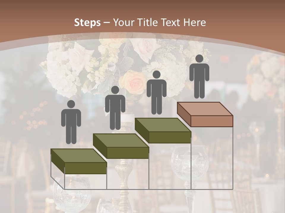 A Table With A Vase Of Flowers On Top Of It PowerPoint Template
