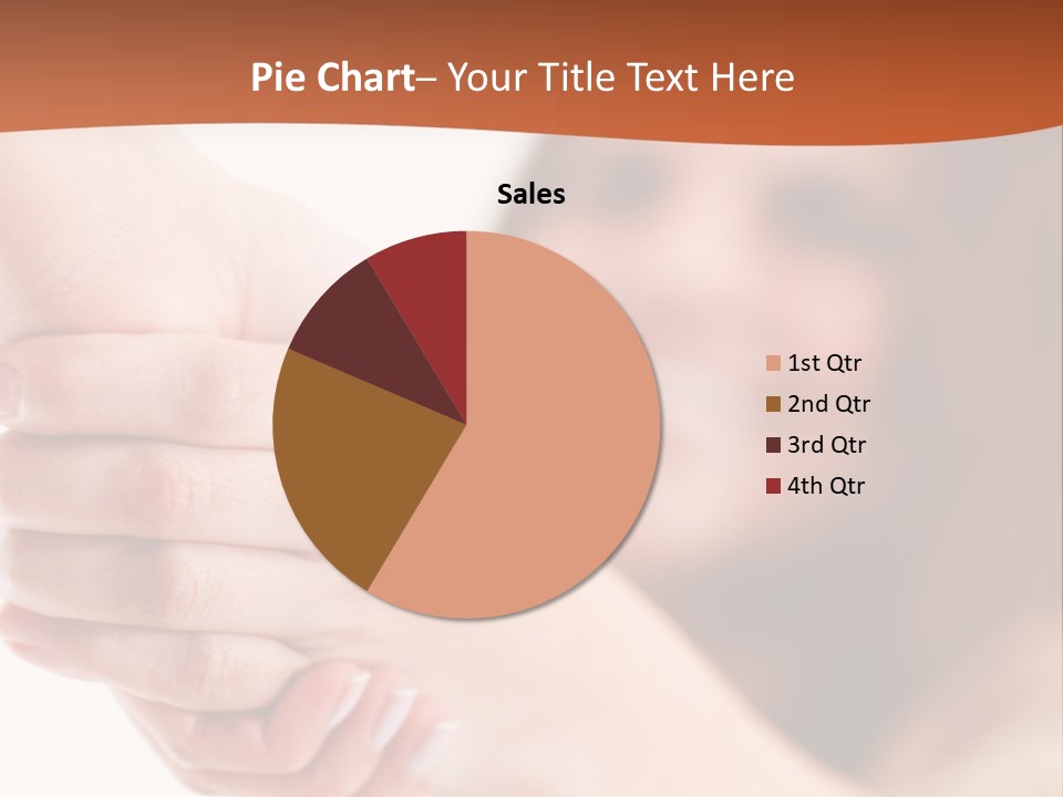 A Woman Holding The Hand Of A Man In Front Of A White Background PowerPoint Template