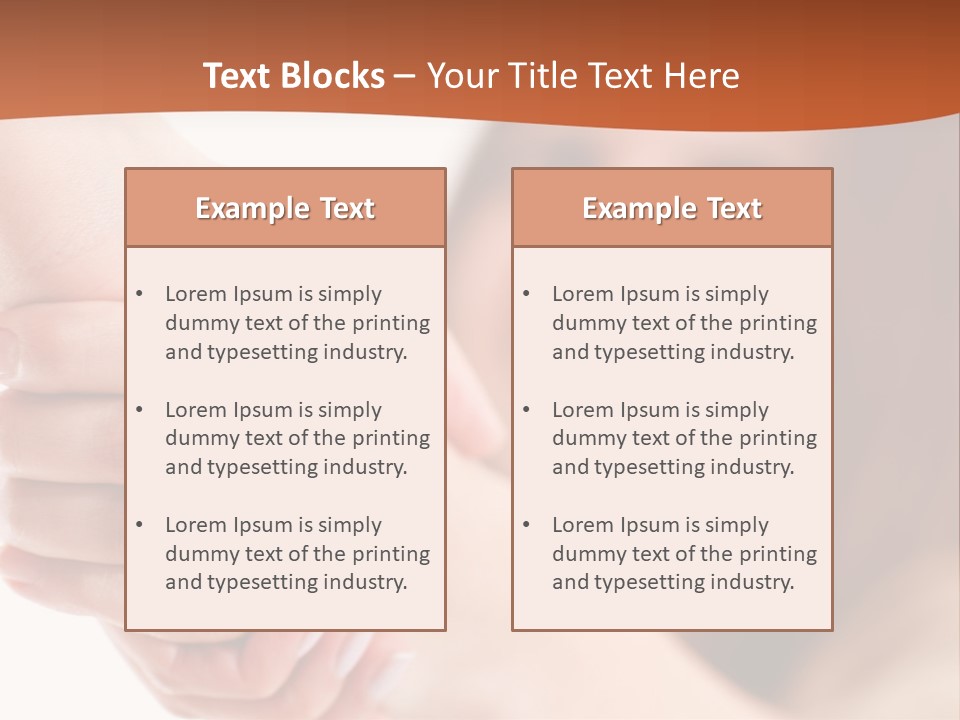 A Woman Holding The Hand Of A Man In Front Of A White Background PowerPoint Template