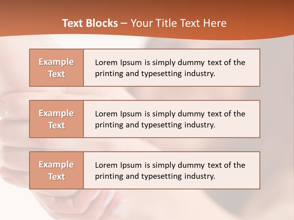 A Woman Holding The Hand Of A Man In Front Of A White Background PowerPoint Template