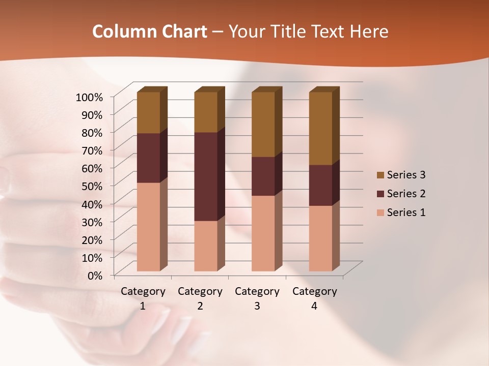 A Woman Holding The Hand Of A Man In Front Of A White Background PowerPoint Template