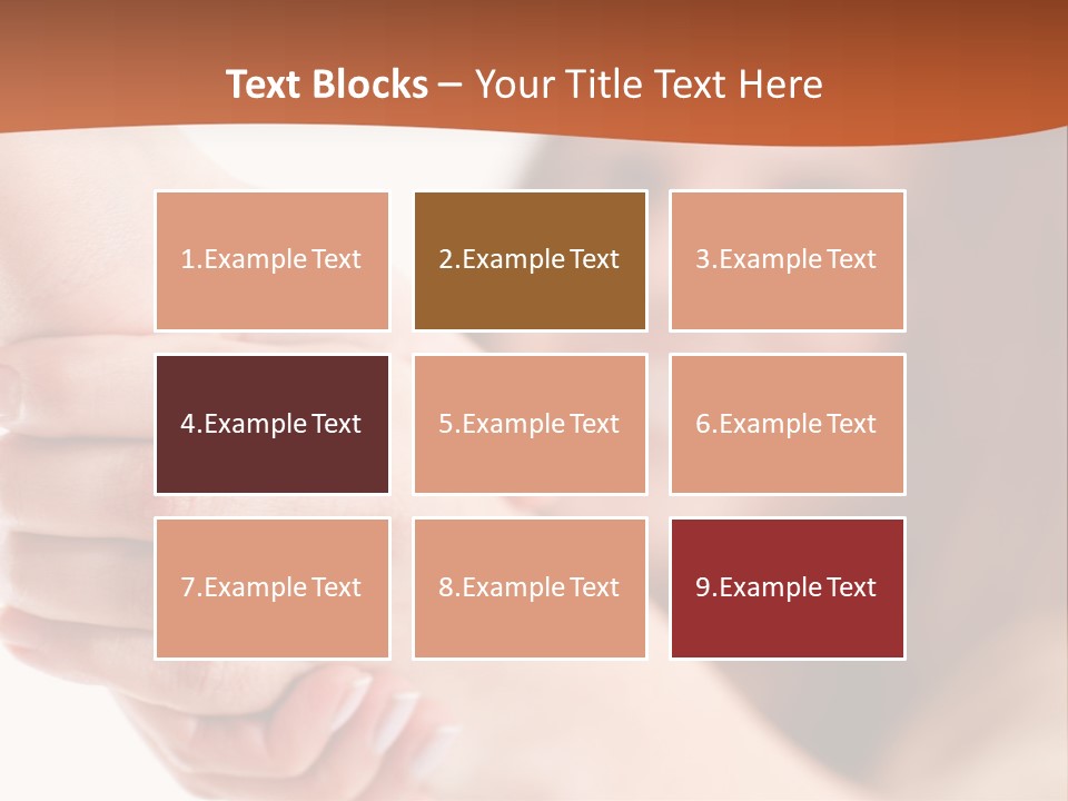 A Woman Holding The Hand Of A Man In Front Of A White Background PowerPoint Template