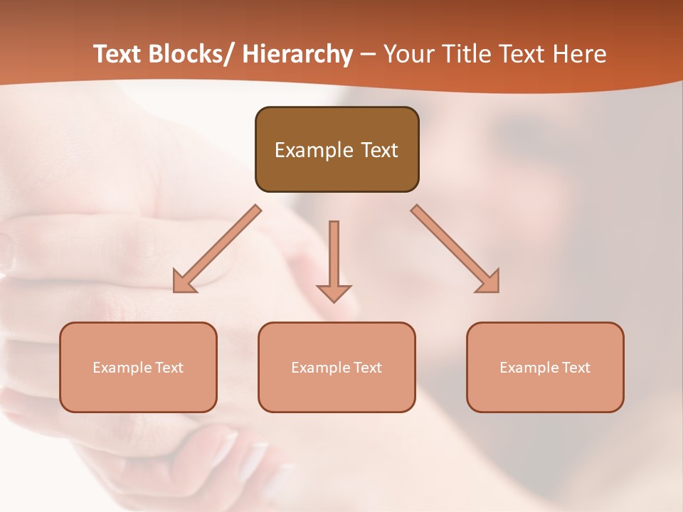 A Woman Holding The Hand Of A Man In Front Of A White Background PowerPoint Template