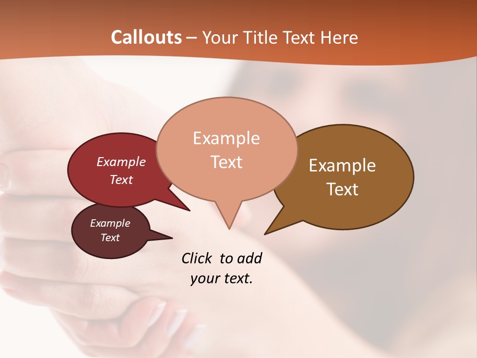 A Woman Holding The Hand Of A Man In Front Of A White Background PowerPoint Template