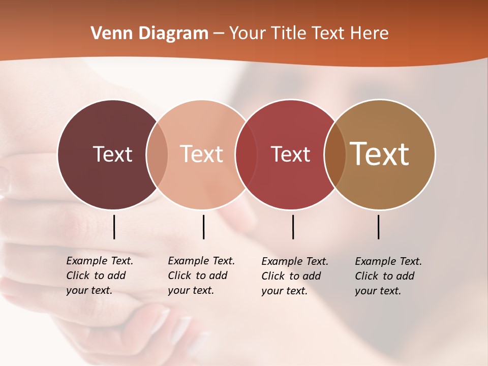 A Woman Holding The Hand Of A Man In Front Of A White Background PowerPoint Template