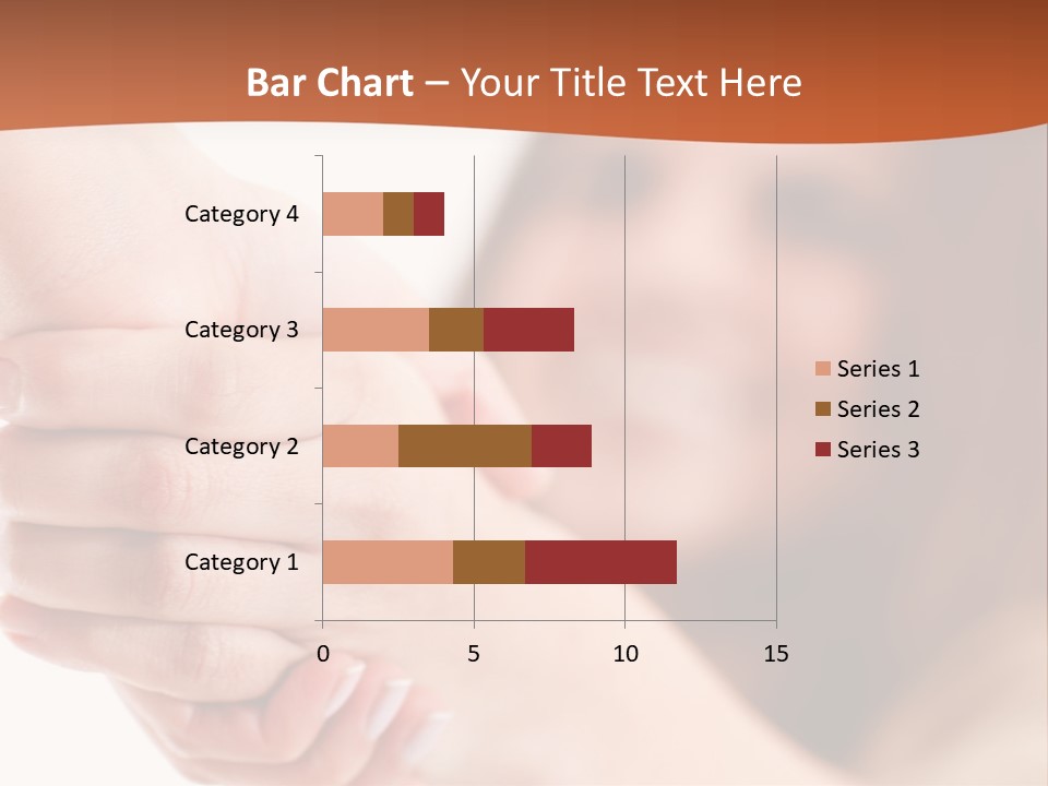A Woman Holding The Hand Of A Man In Front Of A White Background PowerPoint Template