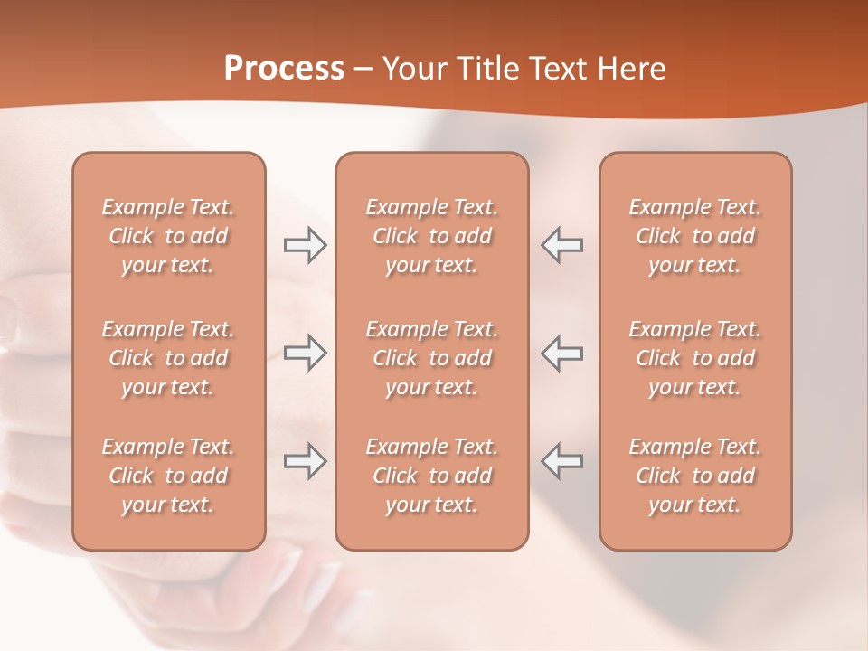 A Woman Holding The Hand Of A Man In Front Of A White Background PowerPoint Template
