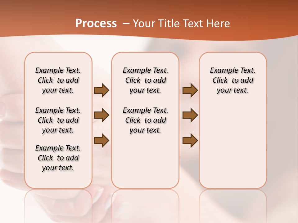 A Woman Holding The Hand Of A Man In Front Of A White Background PowerPoint Template