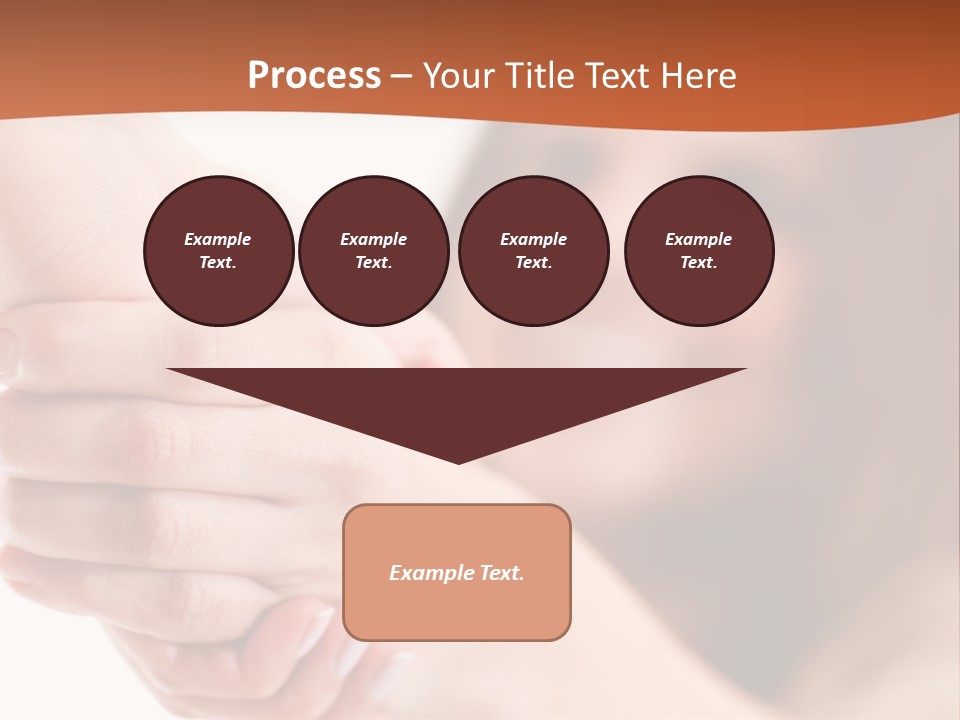 A Woman Holding The Hand Of A Man In Front Of A White Background PowerPoint Template