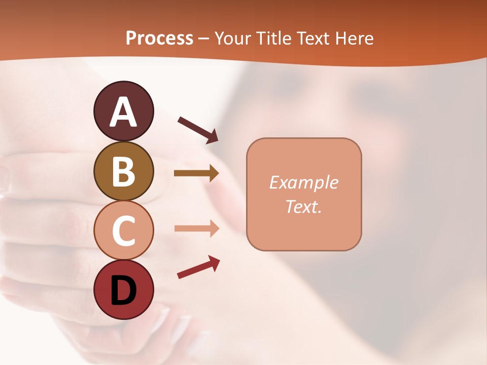 A Woman Holding The Hand Of A Man In Front Of A White Background PowerPoint Template
