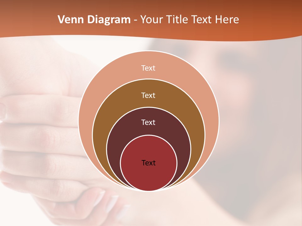 A Woman Holding The Hand Of A Man In Front Of A White Background PowerPoint Template