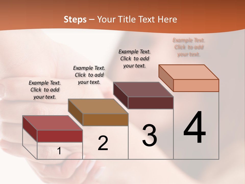 A Woman Holding The Hand Of A Man In Front Of A White Background PowerPoint Template