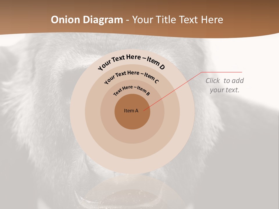 A Gorilla Wearing A Suit And Tie With A Brown Background PowerPoint Template