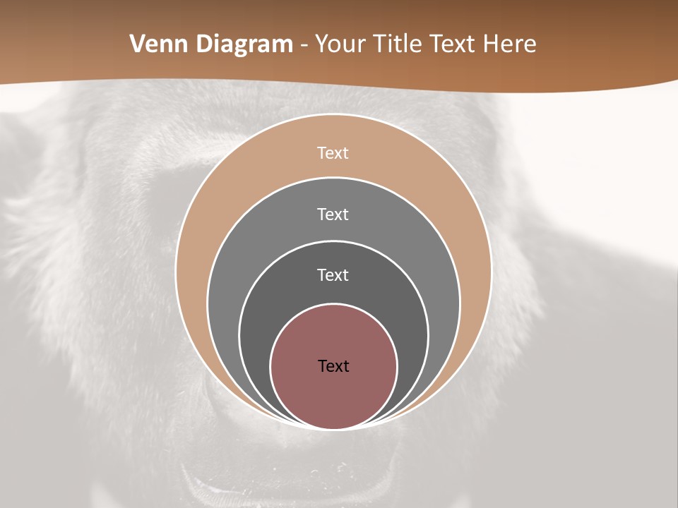 A Gorilla Wearing A Suit And Tie With A Brown Background PowerPoint Template