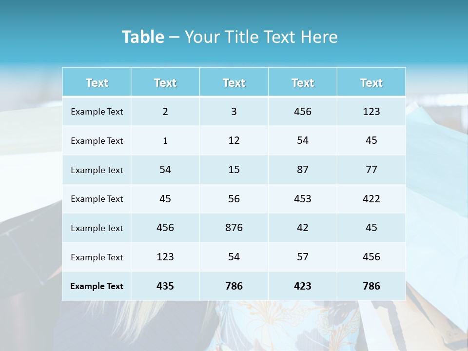 Two Beautiful Women Holding Shopping Bags Powerpoint Template PowerPoint Template